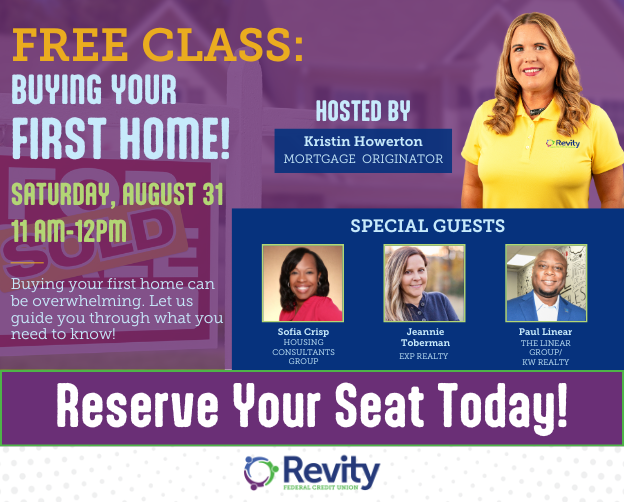 Click here to register for a free Home Buying class Saturday, August 21, 2024, from 11am-12 pm.
